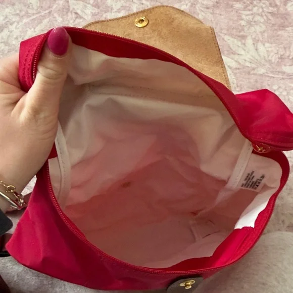 Red longchamp backpack - Picture 3 of 5